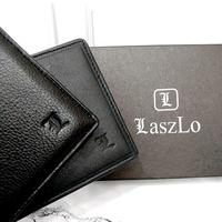 Gambar Dompet kulit pria kulit asli motif jeruk slot foto Laszlo LZ221L Genuine Leather Kartu - Black jeruk dari Fiorenza Bags Kota Administrasi Jakarta Pusat 2 Tokopedia