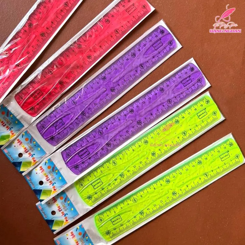 Thước kẻ dẻo AIHAO 20cm/30cm - Tiện lợi, bền bỉ, dễ gấp gọn, giá rẻ, chất lượng cao - VPP Đặng Ngoan 2