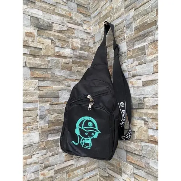 {Fashion bags} Túi đeo trước ngực, túi bao tử Cậu bé phản quang 0