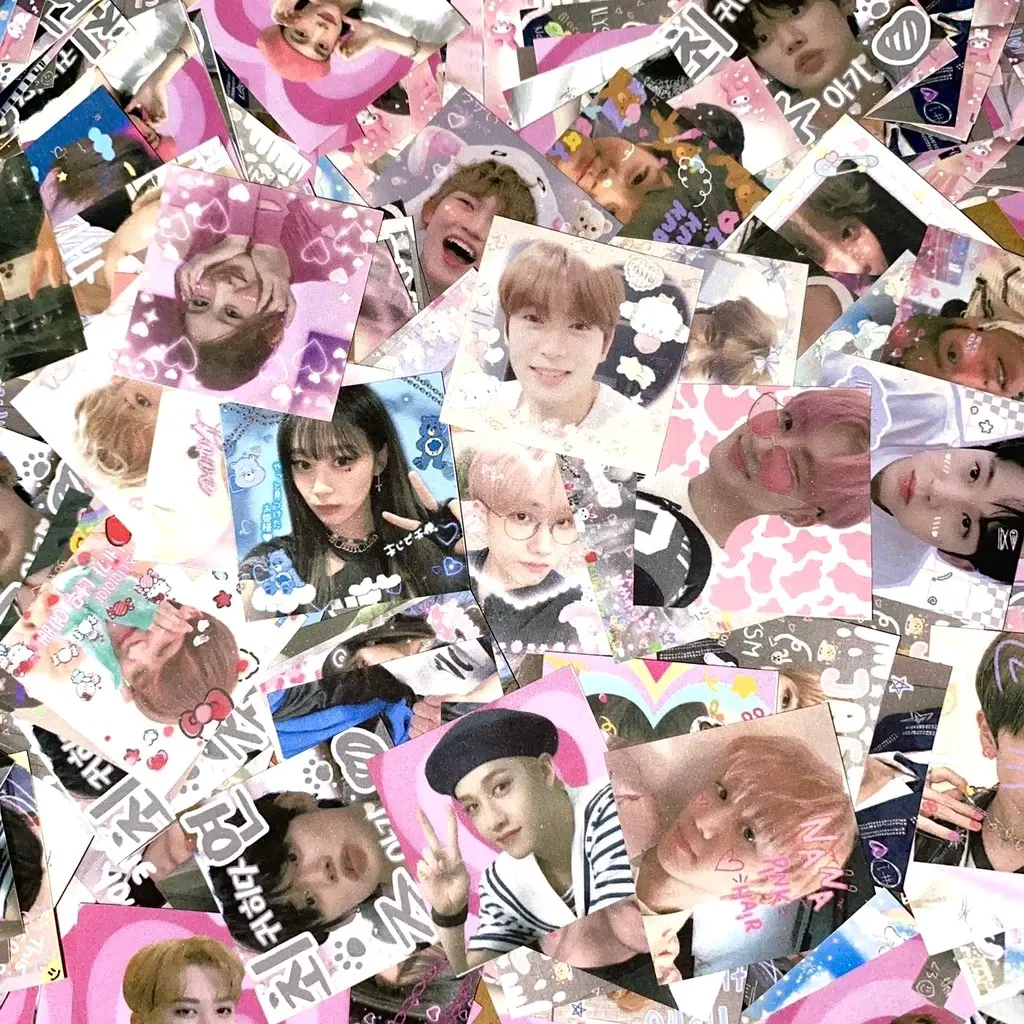 sticker deco kpop ukuran 3,5cm x 3,5cm isi 20pcs
