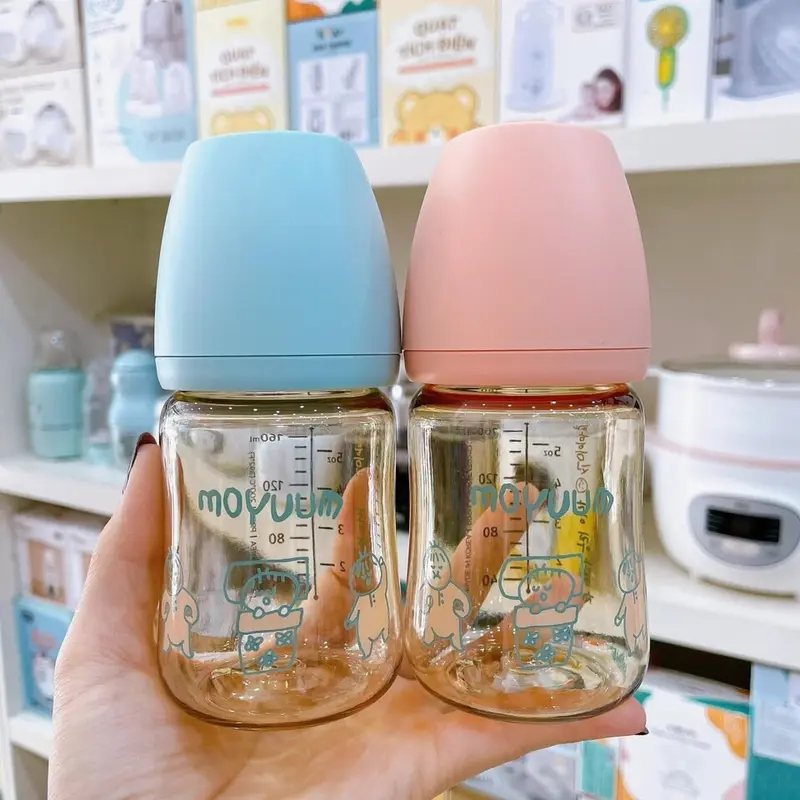 [ QUÀ TẶNG ] Bình sữa Moyum cao cấp nhựa PPSU size 170ml/270ml Cho Bé 7