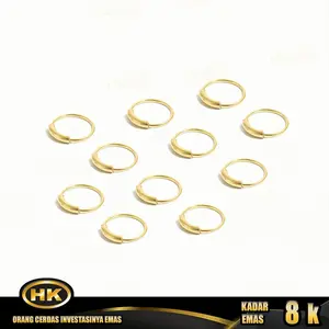 HK Mustika Gold - Anting Emas  8K - Tindik