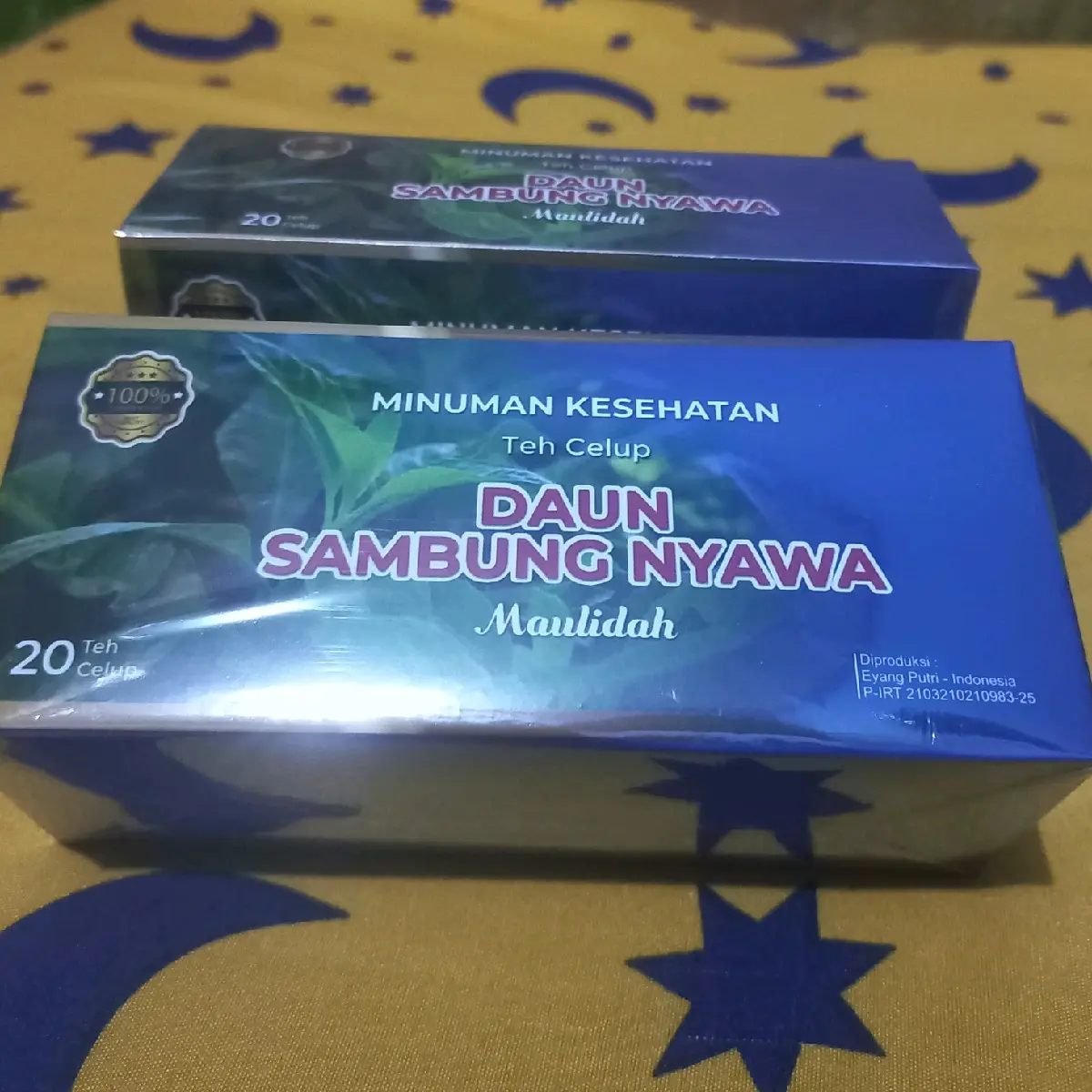Teh Daun Sambung nyawa isi 20 teh celup