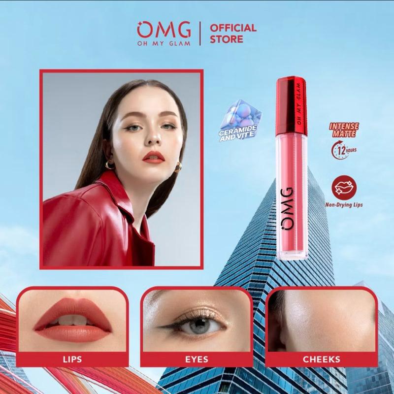 Najmio OMG OH MY GLAM Mattelast Lip Cream 2.9 g - Lip Cream Matte Dengan Warna Intense, Tahan Lama & Ringan 6