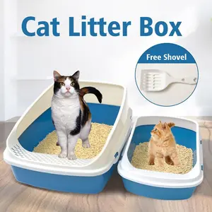 Cat Litter Box Cat Sandbox Cat M49  Sandbox PupStar+Place Cat Toilet Free Shovel