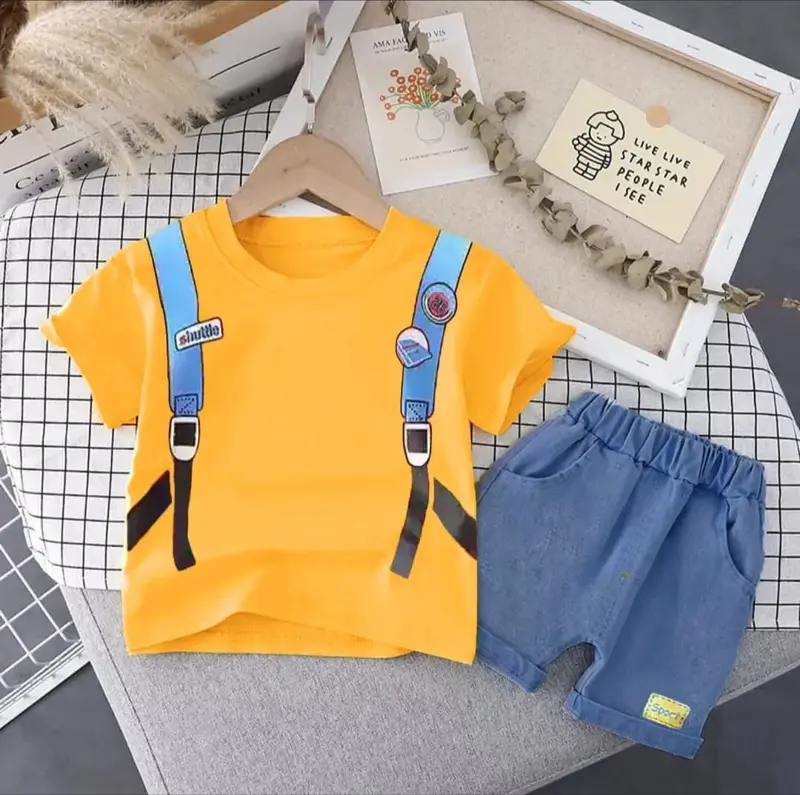 Setelan baju anak laki laki perempuan 6bln-5thn | Setelan vn polo bear diary / vn tas raket 3