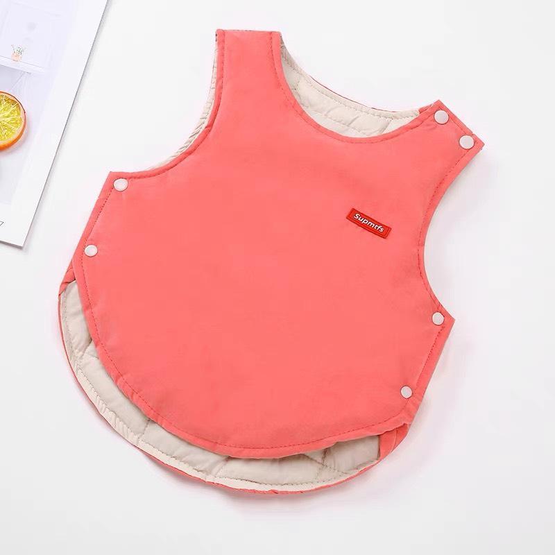 GL01 (SOOMIN)-ÁO KHOÁC GILE PHAO  2 MẶT CHO BÉ TRAI, BÉ GÁI, LÓT BÔNG RẤT ẤM(6-15KG)