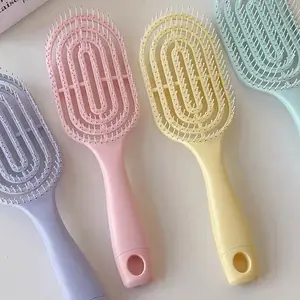 Jisoo Sisir Korea Scalp Massager / Sisir Anti Kusut / Rontok / Sisir Pijat Lentur Pengembang Rambut