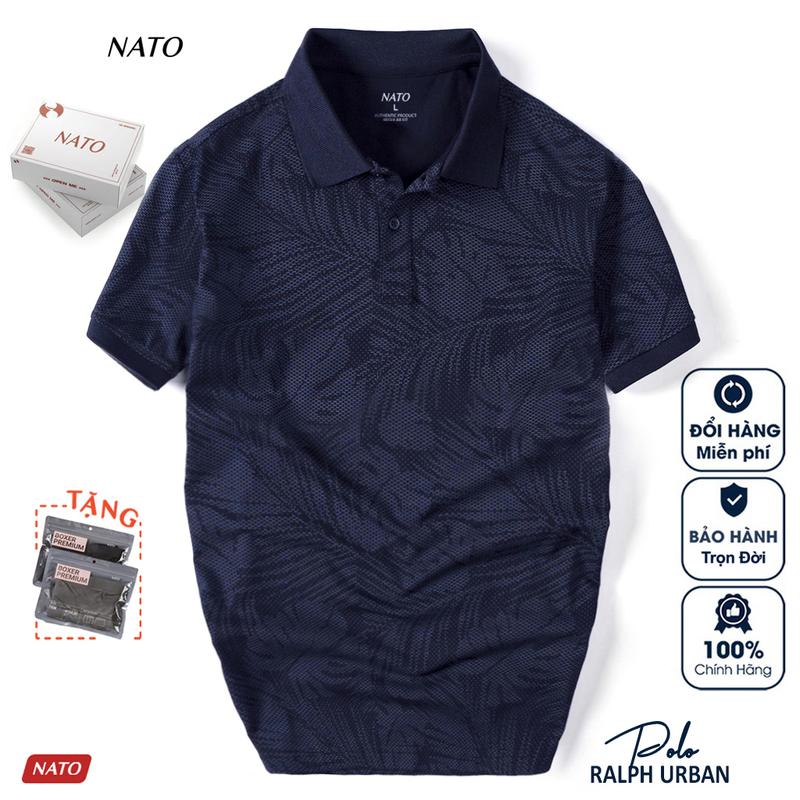Áo Thun Polo Nam LÁ CÂY Vải Cotton Cá Sấu Cao Cấp Đẹp Tay Ngắn Có Cổ Màu Trắng Đen Đỏ Xanh Navy Trơn Họa Tiết NATO Menswear Ngắn Tay Shirt 1