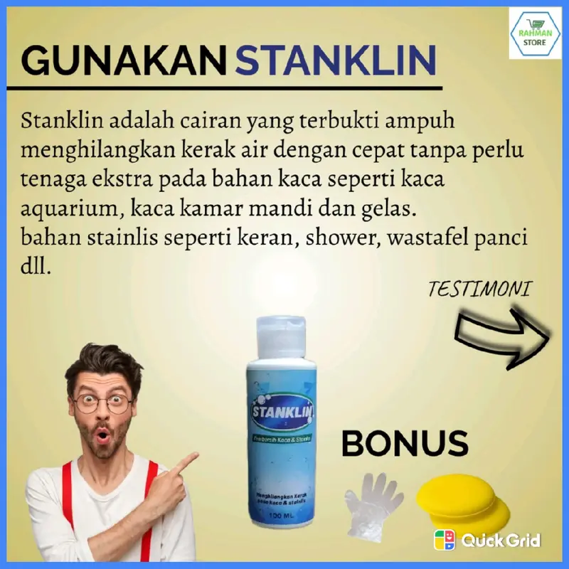 CAIRAN PEMBERSIH KERAK AIR JAMUR PADA KACA AQUARIUM AKUARIUM AMPUH OBAT PEMBERSIH ANTI JAMUR KACA AQUARIUM STANKLIN 3