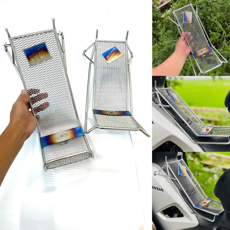 Baga Lưới Xiken, Baga Lưới Inox Lắp Đặt Wave 50/100/110/ Cực Chất Tặng Kèm Tem TITAN