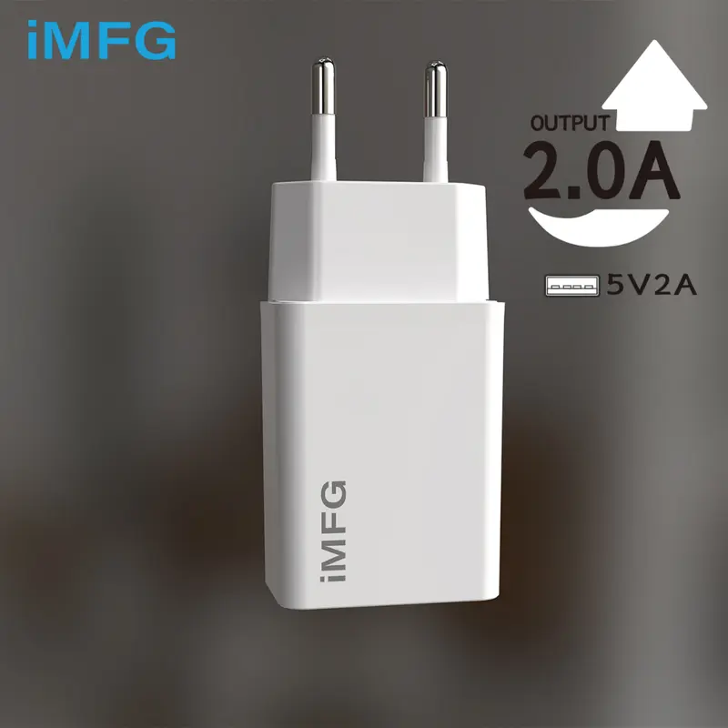 iMFG Charger i-C4 Single Port USB 10W Fast Charging 2A Pengisi daya serbaguna berdaya rendah 1