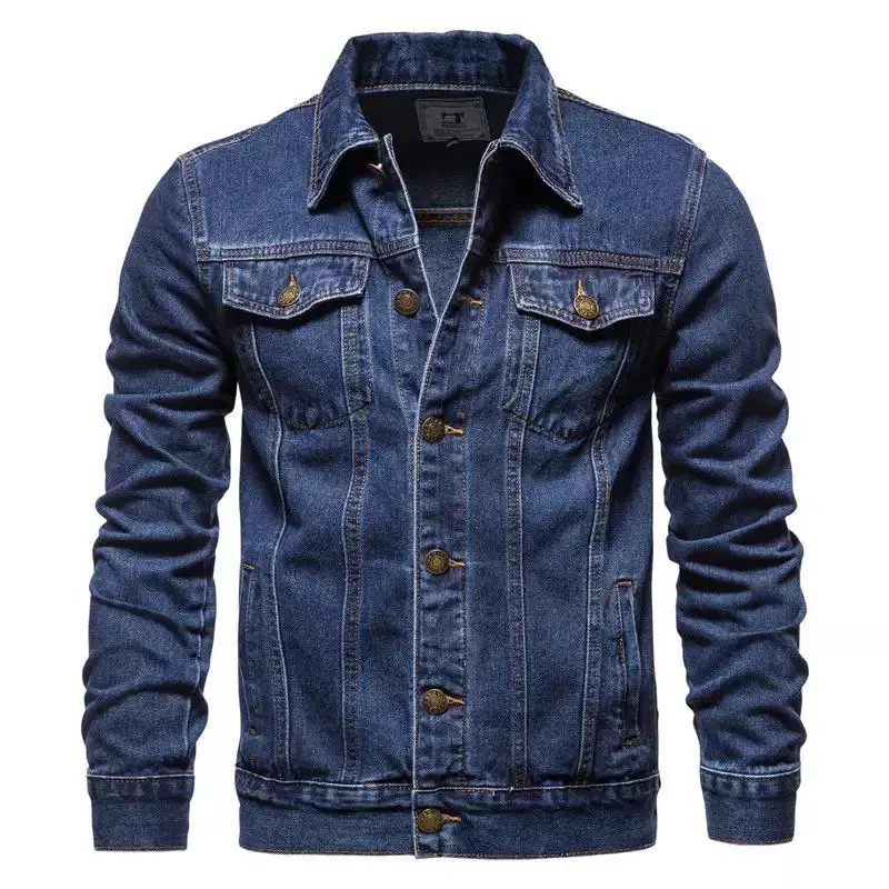 Men's denim jacket large size men's jeans fashion trend high quality fashion look good men's clothing⭐️⭐️⭐️⭐️⭐️✅Fashion tide handsome high quality man clothing