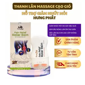 Thanh Lăn Massage cổ vai gáy hỗ trợ cạo gió Hưng Phát 100g hỗ trợ giảm nhứt mỏi hiệu quả 0