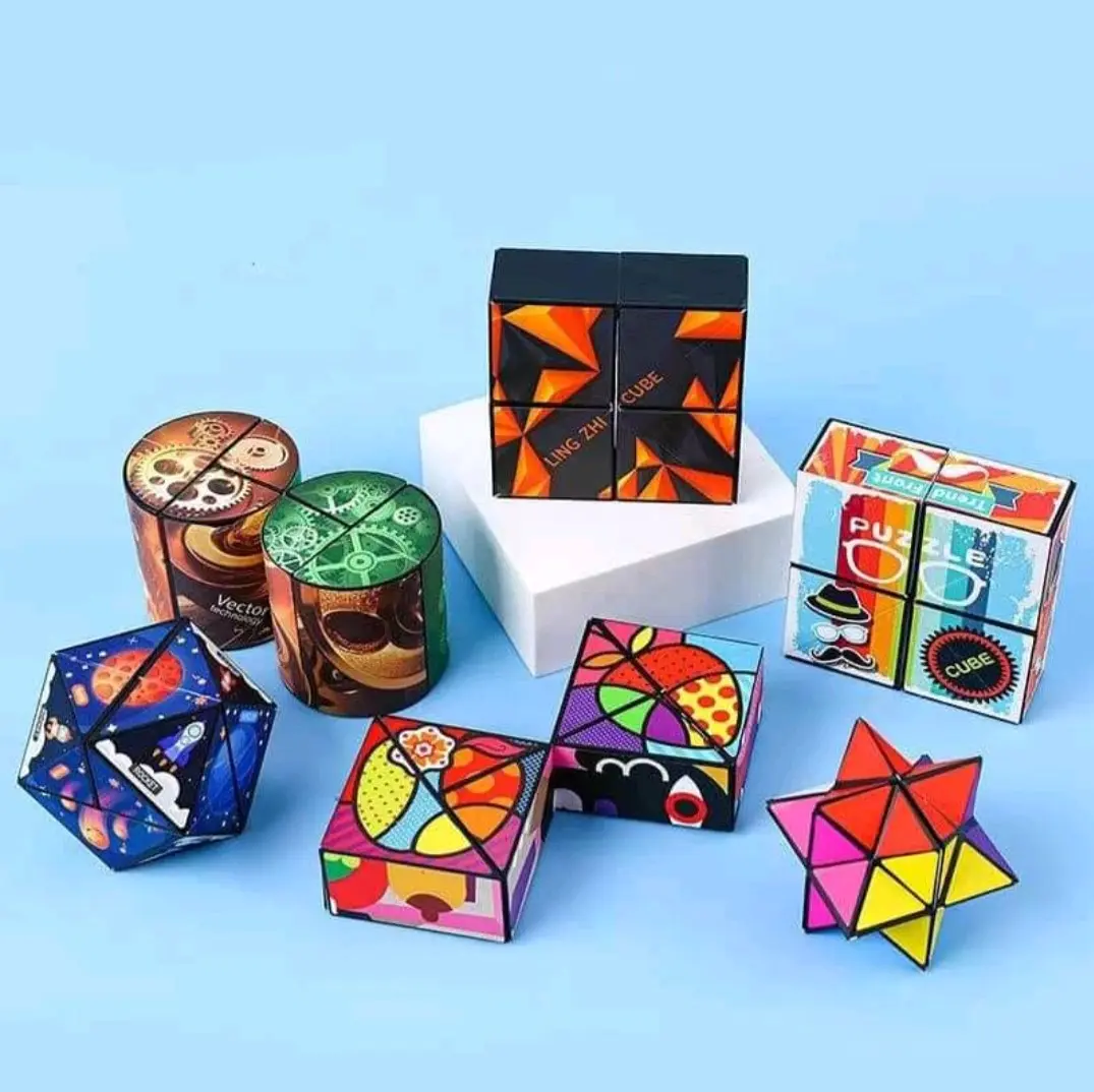 Đồ chơi Rubik 3D sáng tạo, Rubik magic thay đổi hình dạng dành cho trẻ em