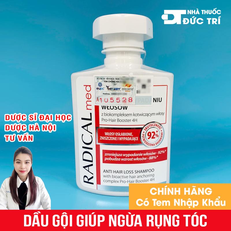 Dầu Gội Ngăn Ngừa Rụng Tóc Radical Med Anti-Hair Loss Shampoo 300ml