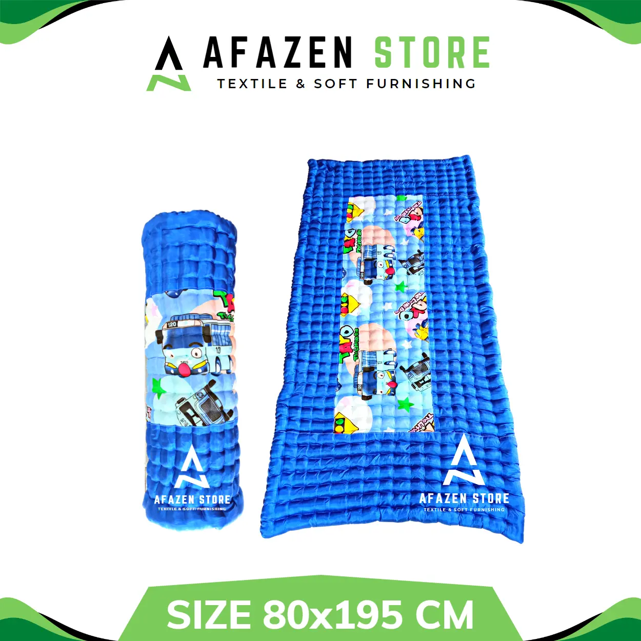 Kasur lantai lipat palembang motif karakter ( 80x195cm ) furniture kasur mini