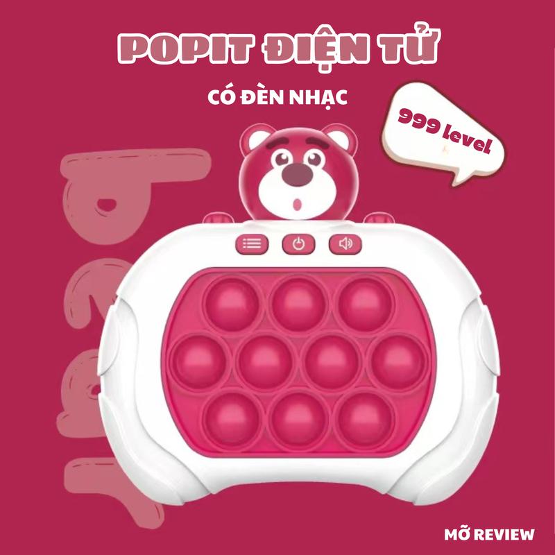POP IT game điện tử Thế Hệ Mới-Đồ Chơi Giải Trí Xả Stress Có Đèn Có Nhạc rèn luyện khả năng tập trung phản xạ Giảm Stress Toy