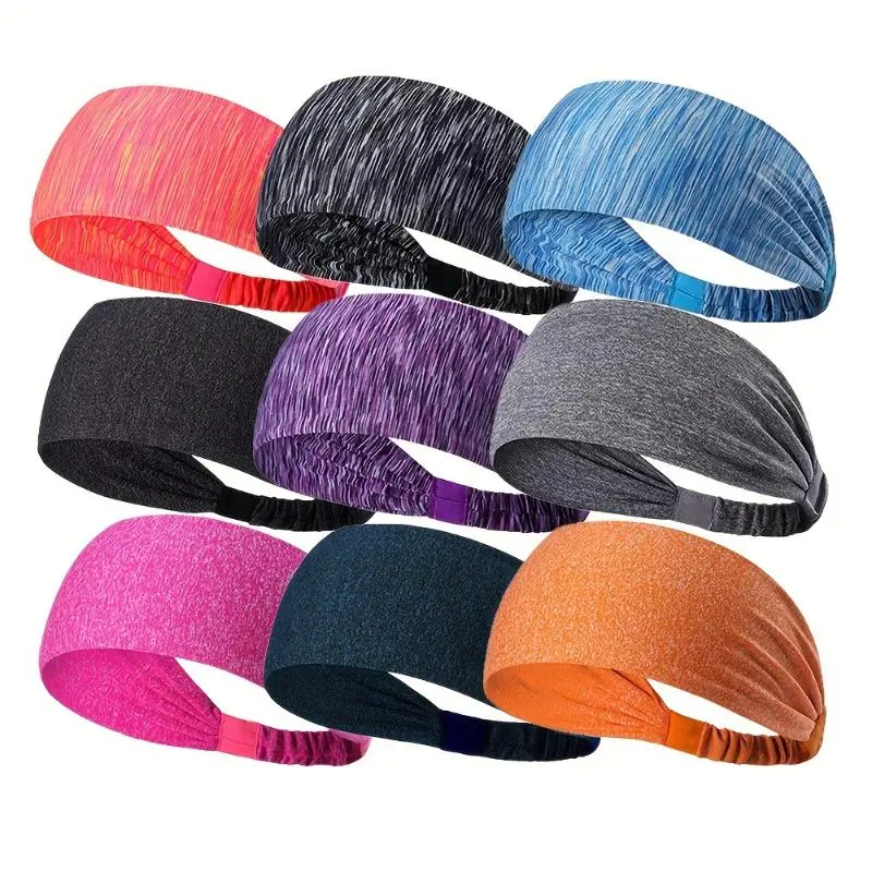 1/6 pcs Ultra-Soft, Sweat-Wicking, Stay-Dry Headband for Women - Ideal for Fitness, Running, Yoga, and Gym Workouts - Breathable, Moisture-Absorbing, and Quick-Drying - Perfect for Hot Summer Days and High-Intensity Exercises