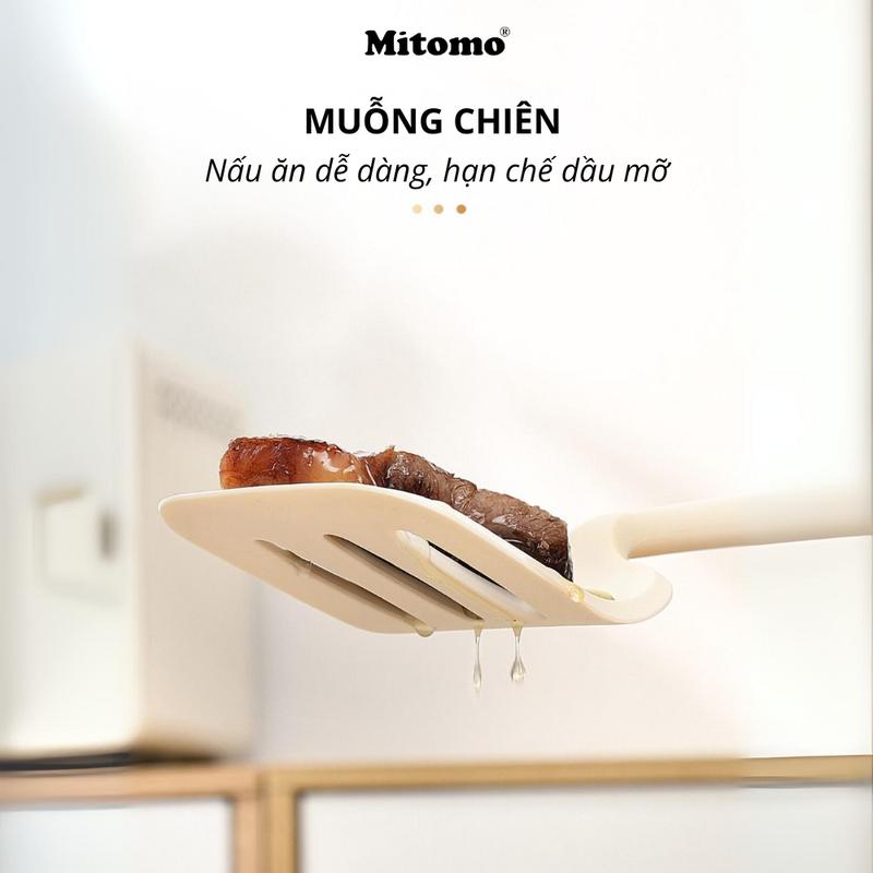 Product Introduction of Bộ dụng cụ nấu ăn, bộ muỗng Silicon chịu nhiệt cao cấp Mitomo GB4806.9-2016 - Hàng chính hãng 15