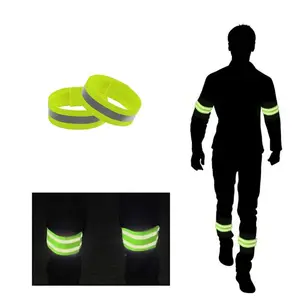 Gelang Bersepeda Keselamatan Reflective Bracelet Running  2PCS