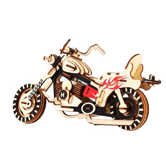 Jual Wooden Puzzle Motor Halley - 3D Puzzle simulation motor gede ...