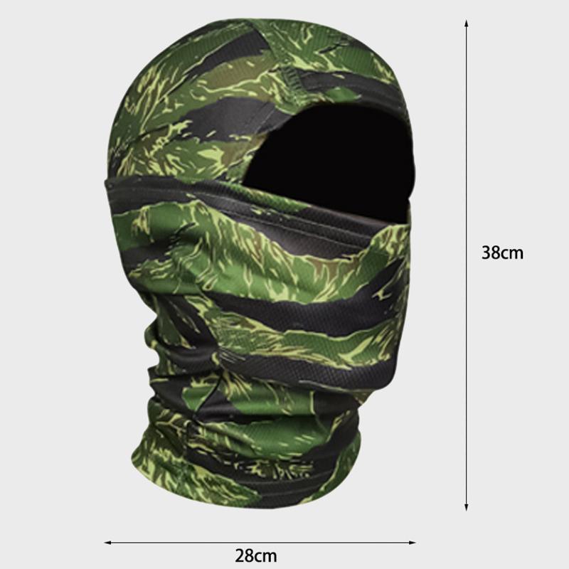 Product Introduction of COD Mũ Rằn Ri Cho Nam, Balaclava Đi Bộ Đường Dài Trong Rừng, Che Toàn Bộ Khuôn Mặt, Mũ Đội Đầu Quân Đội, Mũ Đạp Xe Thoáng Khí Cho Nam, Chống Tia UV, Mùa Hè 15