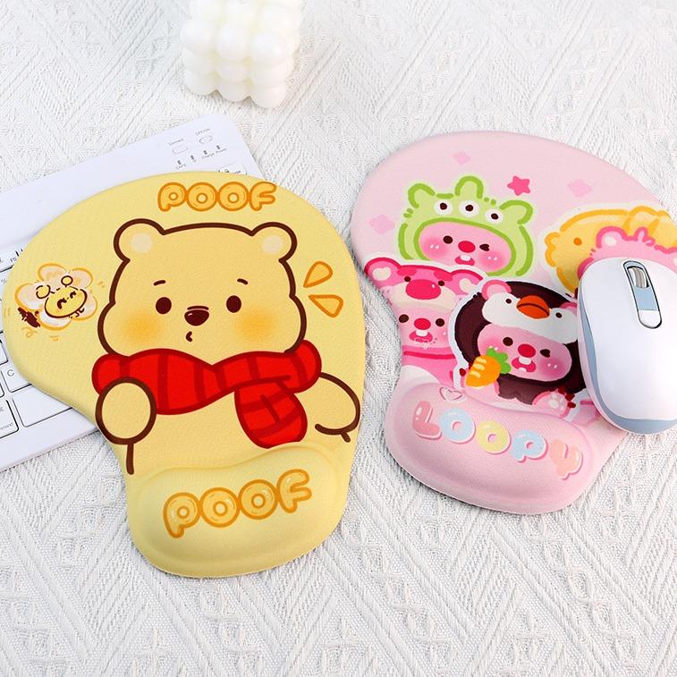 Lót chuột máy tính có đệm tay hoạt hình xinh xắn LILA LDEMTAY58 tam lot chuot