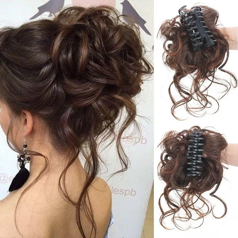 Jepit Rambut Palsu Wanita Elegan Motif Baru Gampang Pakai High Quality Clips