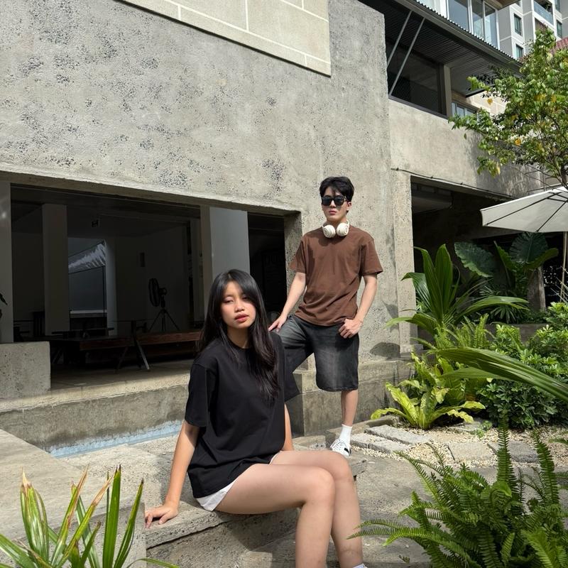 Áo thun cotton UniLocal cao cấp mềm mướt 270gsm oversize unisex Nothing áo phông chất liệu cao cấp 8