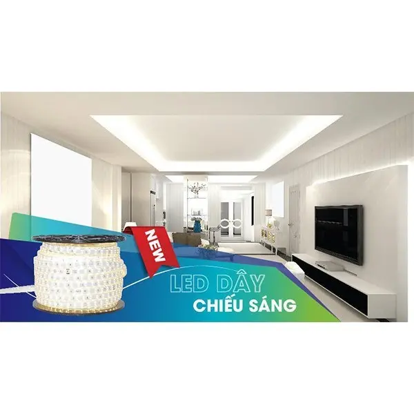 DÂY LED 2 HÀNG BÓNG 2835 HẮC TRẦN, QUẤN CÂY, TRANG TRÍ NHÀ CỬA, ĐƠN GIÁ/1M KO NGUỒN 3