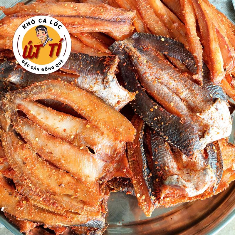 Khô cá lóc nguyên con Út Tí, 2-3 nắng, vị vừa ăn không mặn - Khô cá lóc Út Tí 4