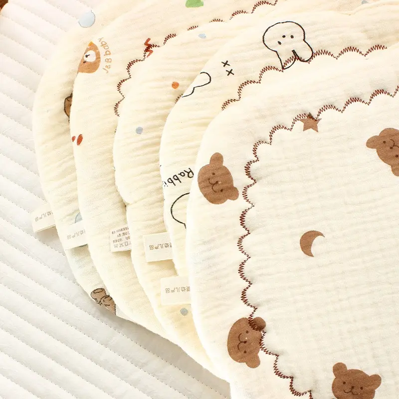 Gối Xô Muslin Trần Bông Quảng Châu Cho Bé Từ Sơ Sinh 2