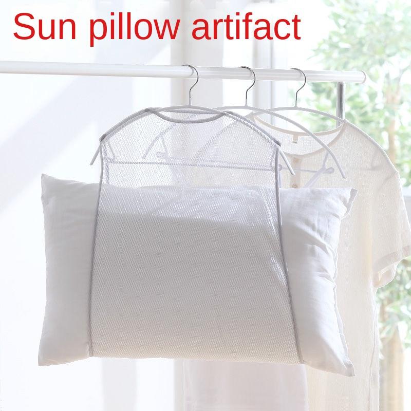 Folding Breathable Pillow Drying Nets Balcony Hanger Net Cushion ...