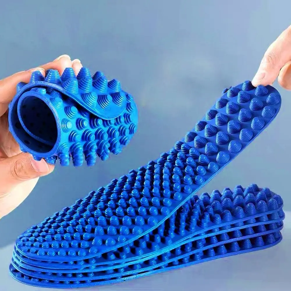 Sports Shoe Sole Soft Massage Insoles Acupressure on Foot Shock Absorption Men Women Shoe Sole Odorproof Sweat Absorption Shoe Pads for Feet