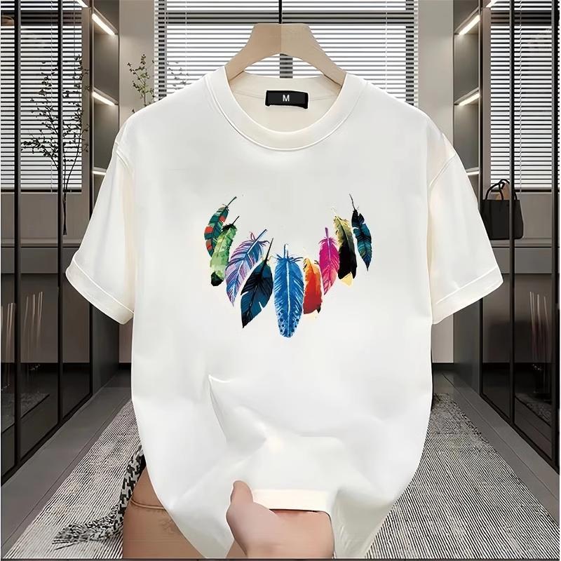 Áo Thun Nam tay dài form rộng 100% Cotton Tay Ngắn Dáng Rộng Cách Hàn Quốc Thời Trang Áo Phong trắng Local Brand Big size