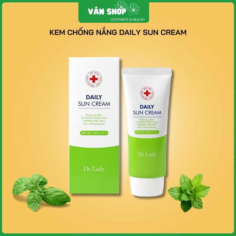  CA12. Kem Chống Nắng Nâng Tone Kiềm Dầu Daily Sun Cream   Tuýp 60ml  - Làm Đẹp Da Sunscreen Dưỡng Ẩm Da Women chong  nang danang 