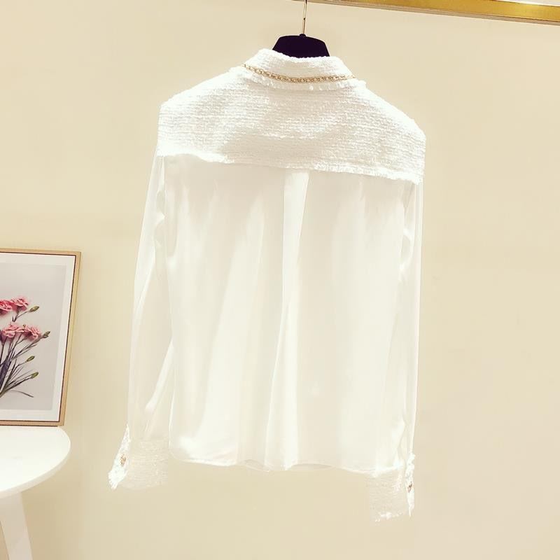 Áo Sơ Mi Phong Cách Pháp Dáng Rộng Vừa Vặn, Phong Cách Phương Tây, Quần Áo Nữ, Bộ Sưu Tập Mùa Xuân Và Mùa Thu Mới, Phong Cách Cổ Điển, Cảm Giác Độc Đáo, Thích Hợp Cho Mùa Hè, Áo Nữ 3