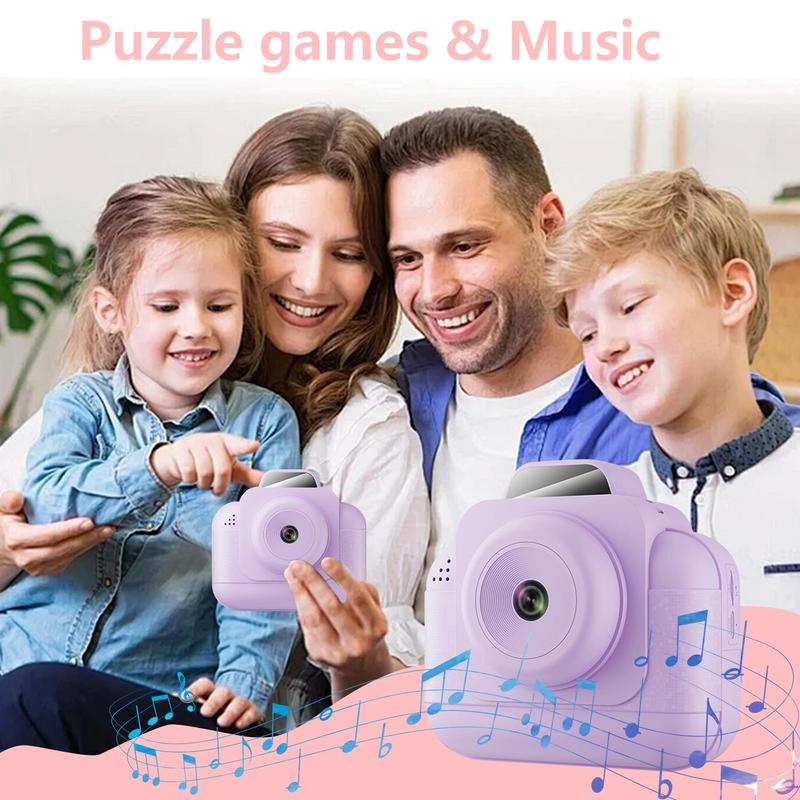 Product Introduction of Portable Instant Camera, Rechargeable Camera with Rechargeable Battery & Accessories, Compact Design Camera for Photography Adventure 5