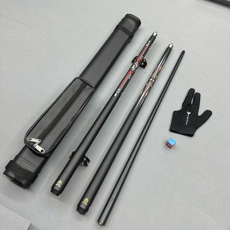 Product Introduction of Cơ bida phủ carbon HTCQ hàng VIP ( tặng kèm bao da + phụ kiện) 3