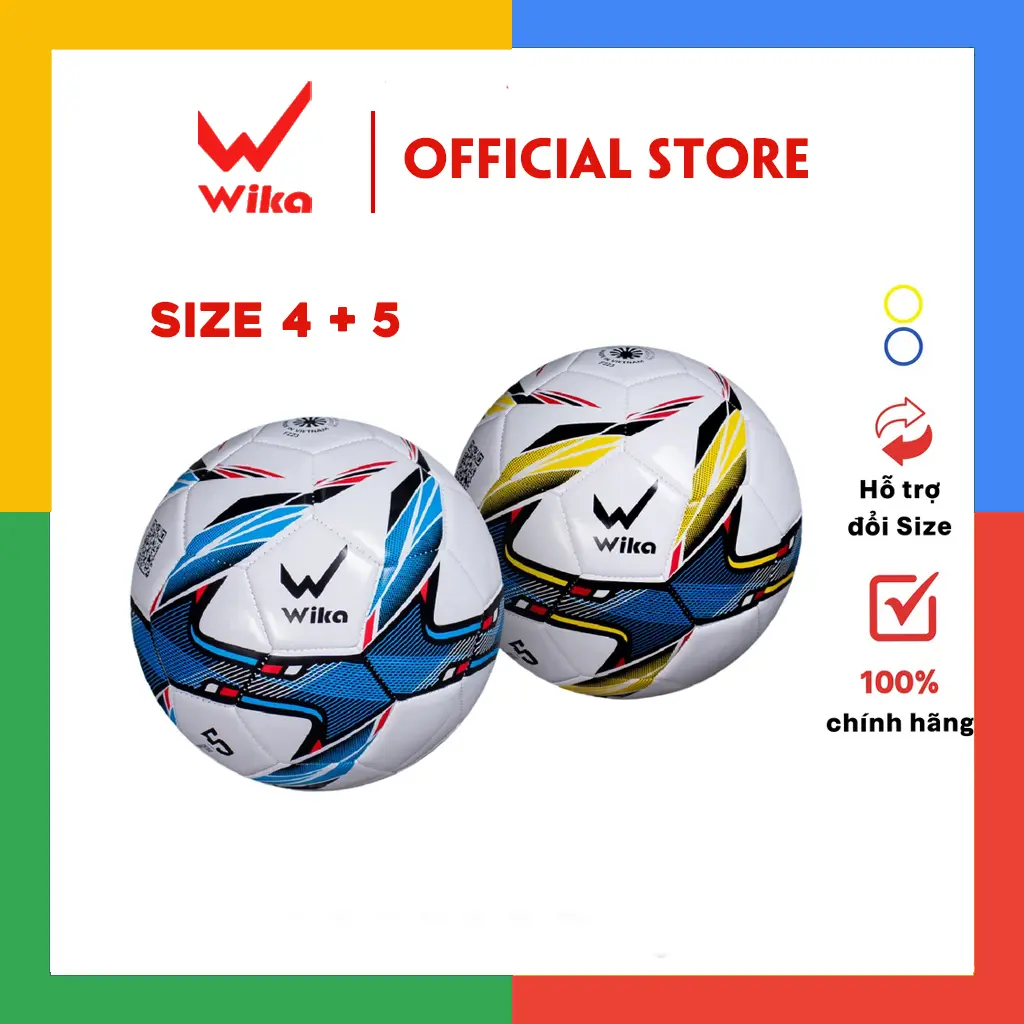 BÓNG CHĨNH HÃNG WIKA F123 F223 SIZE 4 SIZE 5 CHÍNH HÃNG