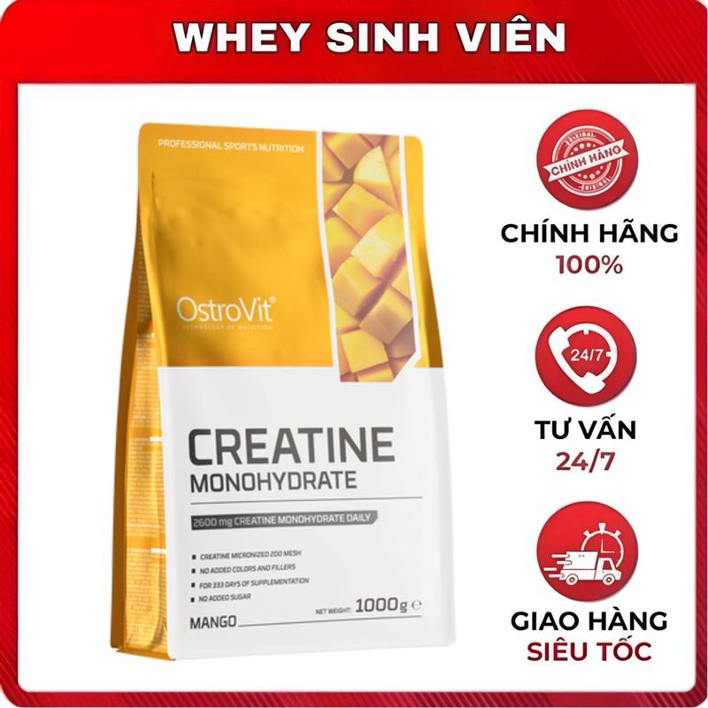  Bột OstroVit Creatine Monohydrate 1kg – Tăng Sức Mạnh Tăng Cơ Nhanh -  WheySinhVien Vn 