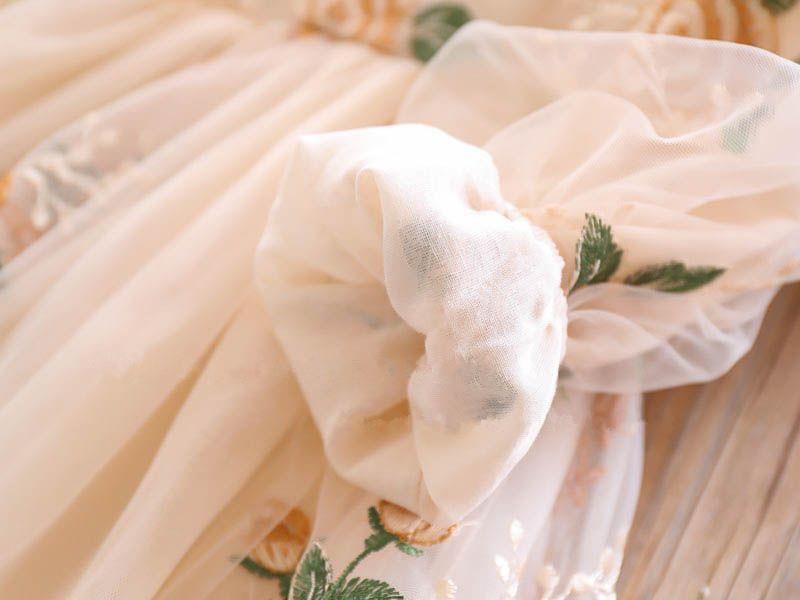 Product Introduction of Váy Dài Tay Cho Bé Gái, Quần Áo Mùa Thu, Phong Cách Hàn Quốc, Thêu Hoa, Váy Công Chúa, Tay Phồng, Phong Cách Cung Điện, Phong Cách Phương Tây, Thích Hợp Cho Bé Gái, Năm 2025, Tổng Giá Hơn 1.000 HTK 18