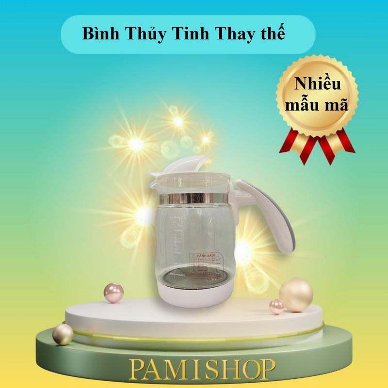Bình Thủy Tinh Thay Thế Cho Máy Đun Và Hâm Nước Điện Tử Fatz Baby MB002 Moaz Bebe Chính Hãng Dung Tích 1200ml Cho Bé PAMISHOP
