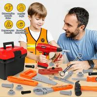 Gambar BESTY Toolbox Kit Alat Berpura-pura untuk Anak-anak, Bermain Alat Perbaikan, Mainan Konstruksi Plastik dengan Obeng - 38Pcs+TasMes dari BESTY Online Mall Kab. Jepara 3 Tokopedia