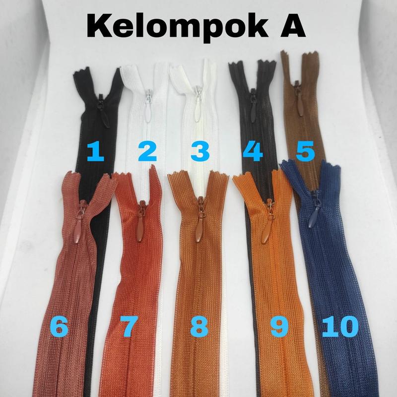 Alat Jahit Sleting Resleting Jepang 25 cm/10" inch 0