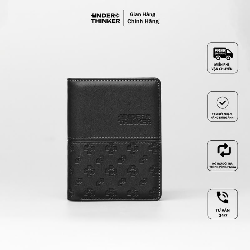 Ví Da Nam Monogram RIONA Dập Chìm Cao Cấp | Local Brand Chính Hãng UNDERTHINKER