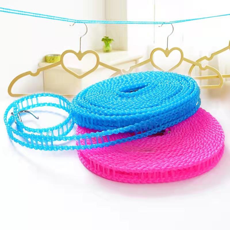 Product Introduction of Wind and Skid Clothesline, Bold Color Bag Fence Clothesline, Quilt Airing Rope, Clothesline, Outdoor Travel Clothesline 4
