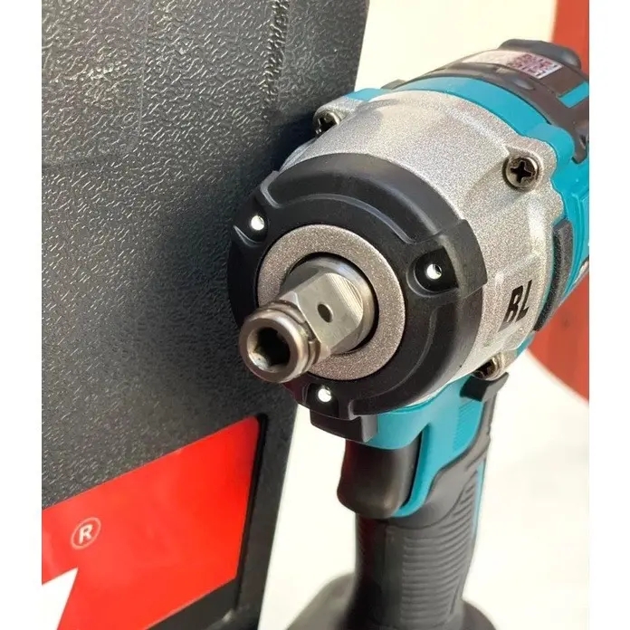 Máy Siết Bulong Makita kèm phụ kiện, máy bắn bulong, mở ốc, bắt vít, khoan, Pin 20v 10 Cell, Đầu 2 trong 1, Động cơ không chổi than 3