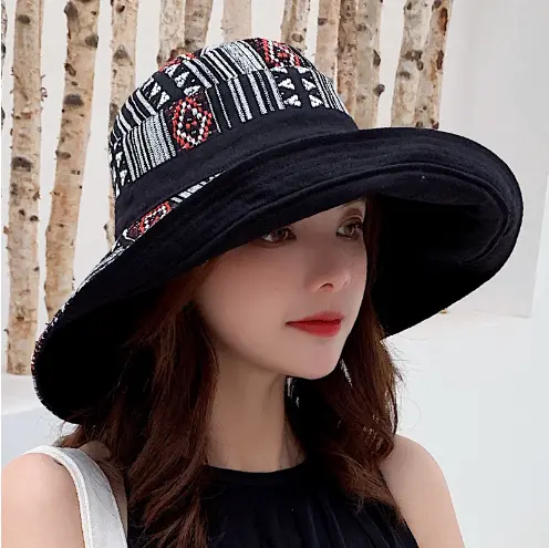 Mũ Đội Hai Mặt Thời Trang Chống Nắng Du Lịch Gấp Gọn 5